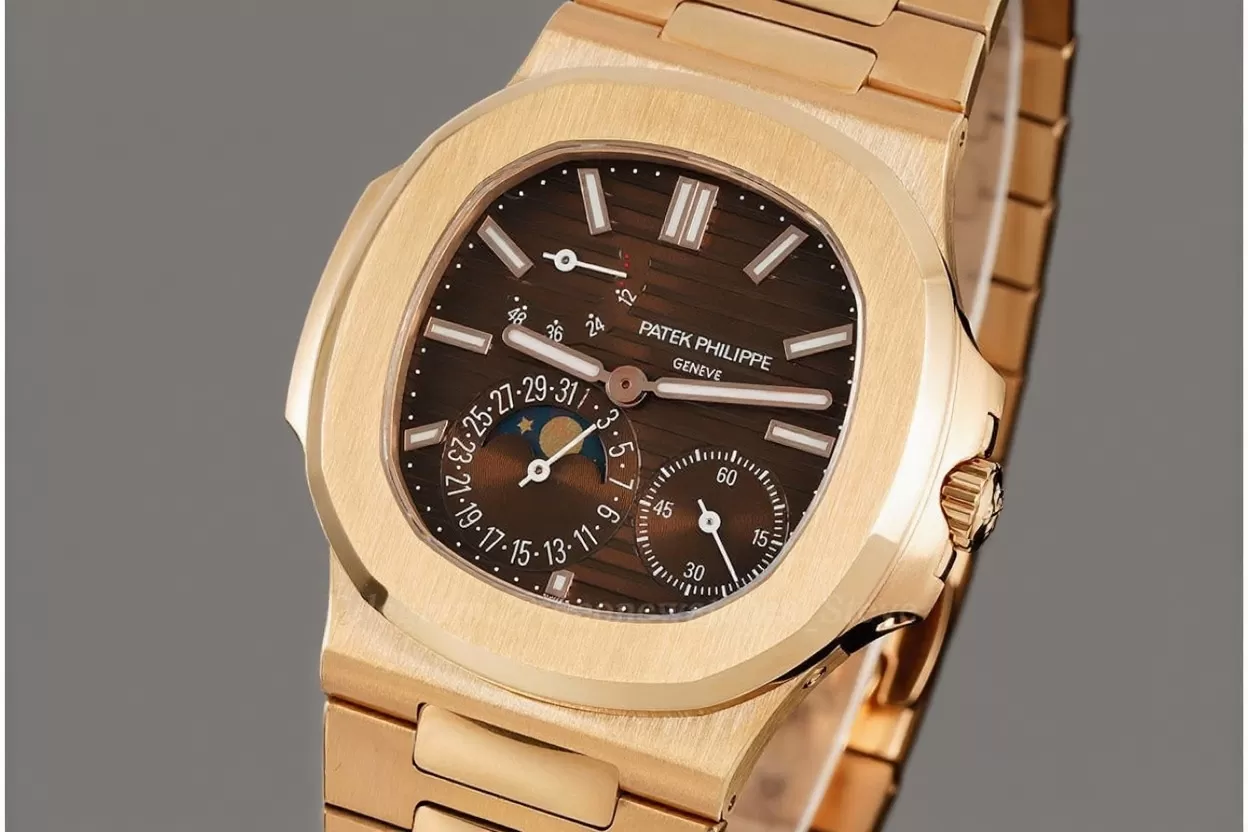 Nautilus 40mm 5712 RG/RG Brown/Stk PPF V3 A240 Super Clone