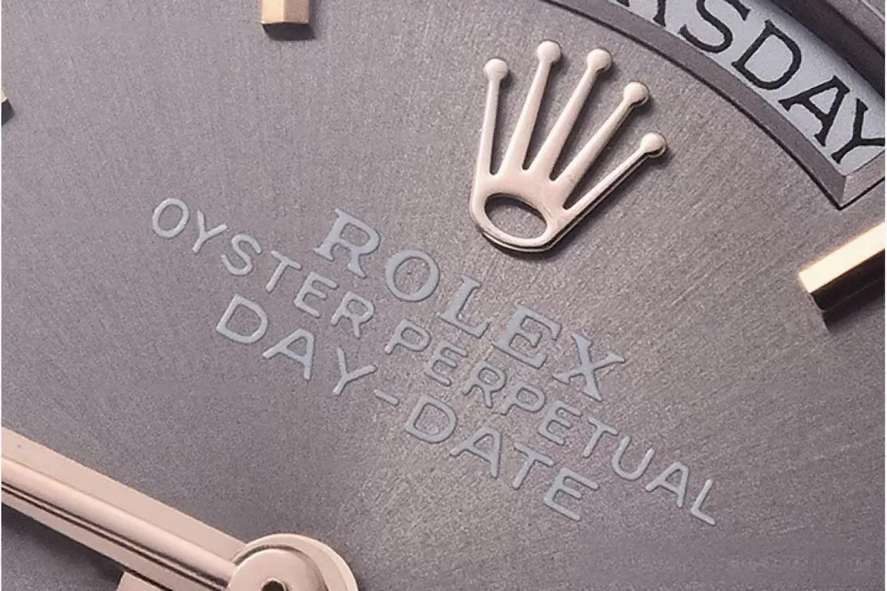 Rolex - DayDate 36mm Flt RG/RG Grey Stk BP Asia 2836 - Image 6