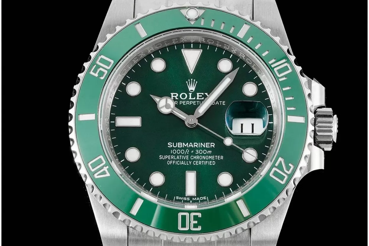 Alternative view of Submariner 116610LV Hulk 40mm SS/SS Green Dial VSF VS3135