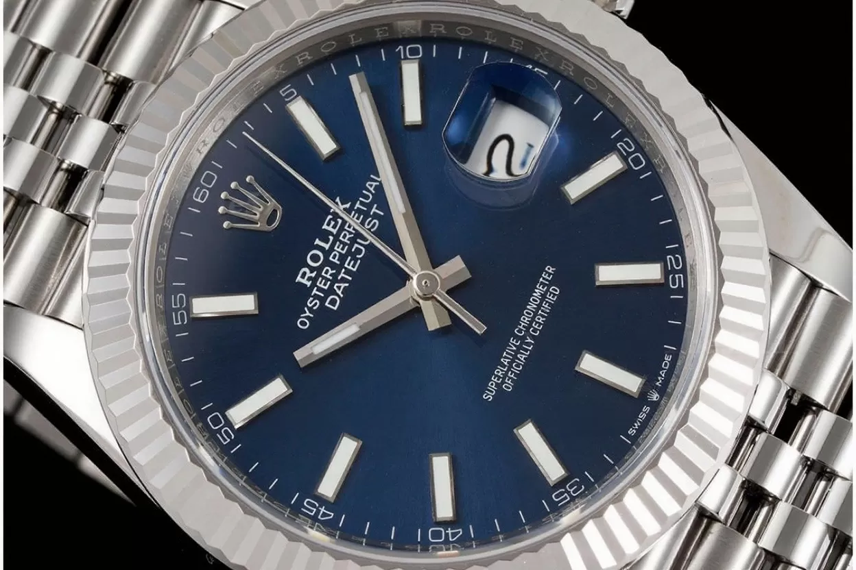 Alternative view of Datejust 126334 41mm Jub Flt 904L SS/SS Blue/Stk VSF DD3235