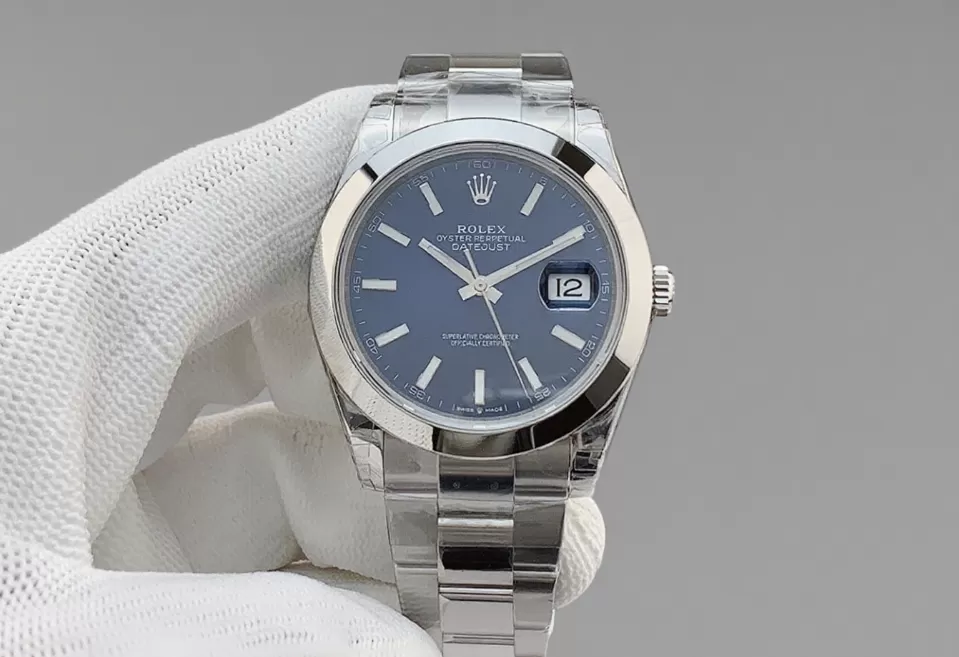Alternative view of Datejust 126300 41mm Oys SS/SS Blue/Stk VSF DD3235