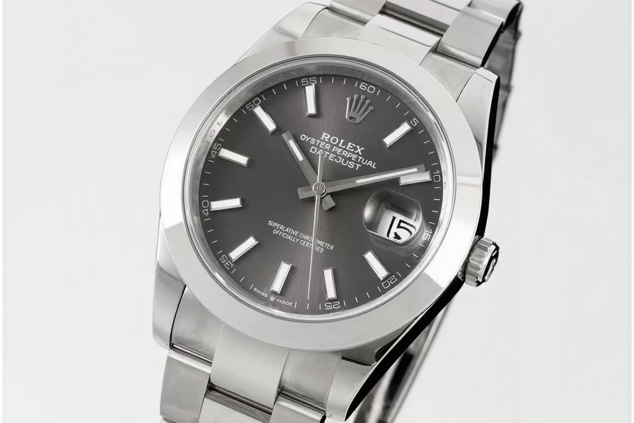 Datejust 126300 41mm Oys SS/SS Grey/Stk VSF DD3235