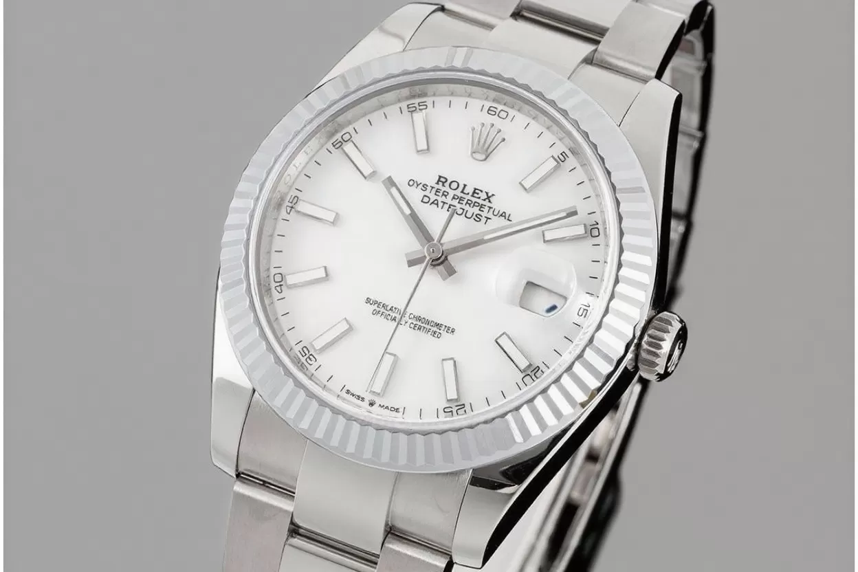 Datejust 126334 41mm Oys SS/SS White/Stk VSF DD3235