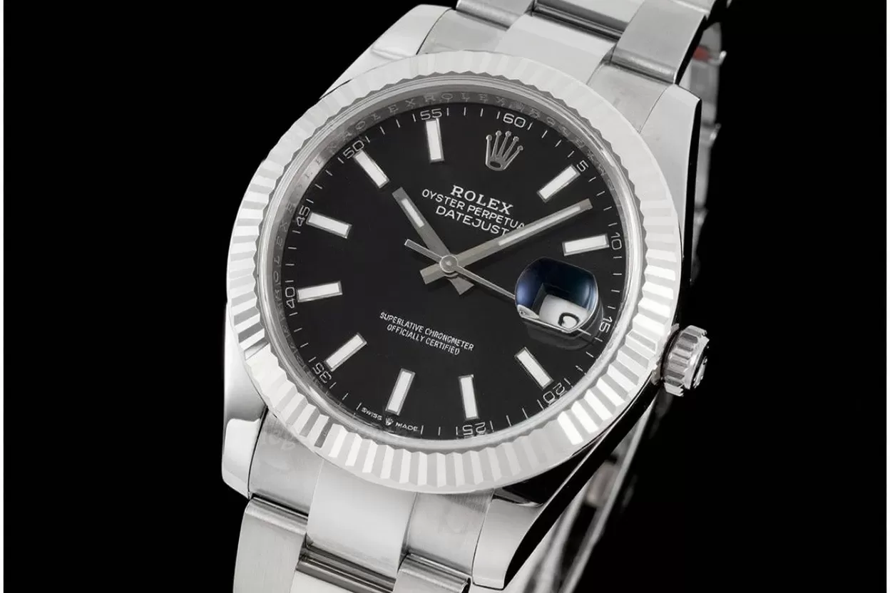 Datejust 126334 41mm Oys SS/SS Black/Stk VSF DD3235