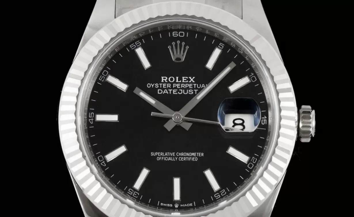 Alternative view of Datejust 126334 41mm Oys SS/SS Black/Stk VSF DD3235