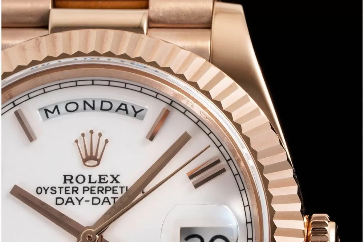 DayDate 40mm RG/RG White/Rmn EWF A2836 - Image 6