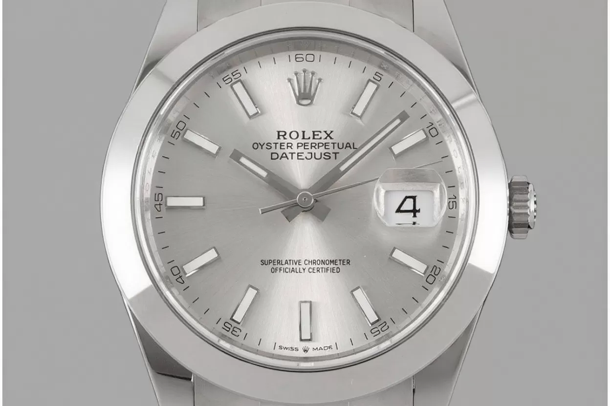 Alternative view of Datejust 126300 41mm Oys SS/SS Silver/Stk VSF DD3235