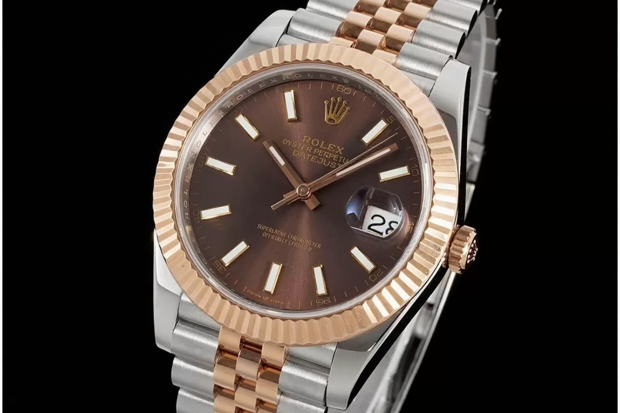 Datejust 126331 41mm Jub SS/RG Brown/Stk VSF DD3235