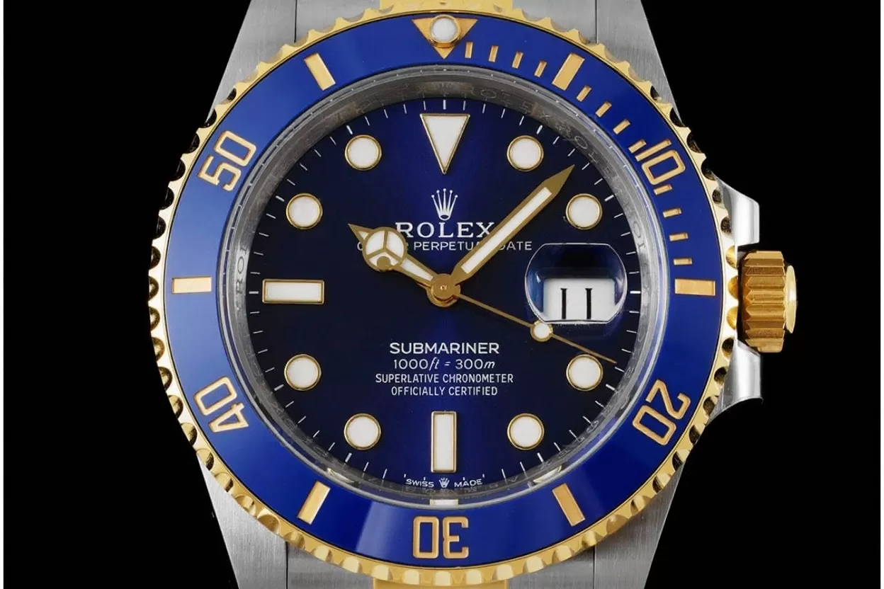 Alternative view of Submariner 126613LB 41MM 904L Blue/Dot YG/SS VSF VS3235