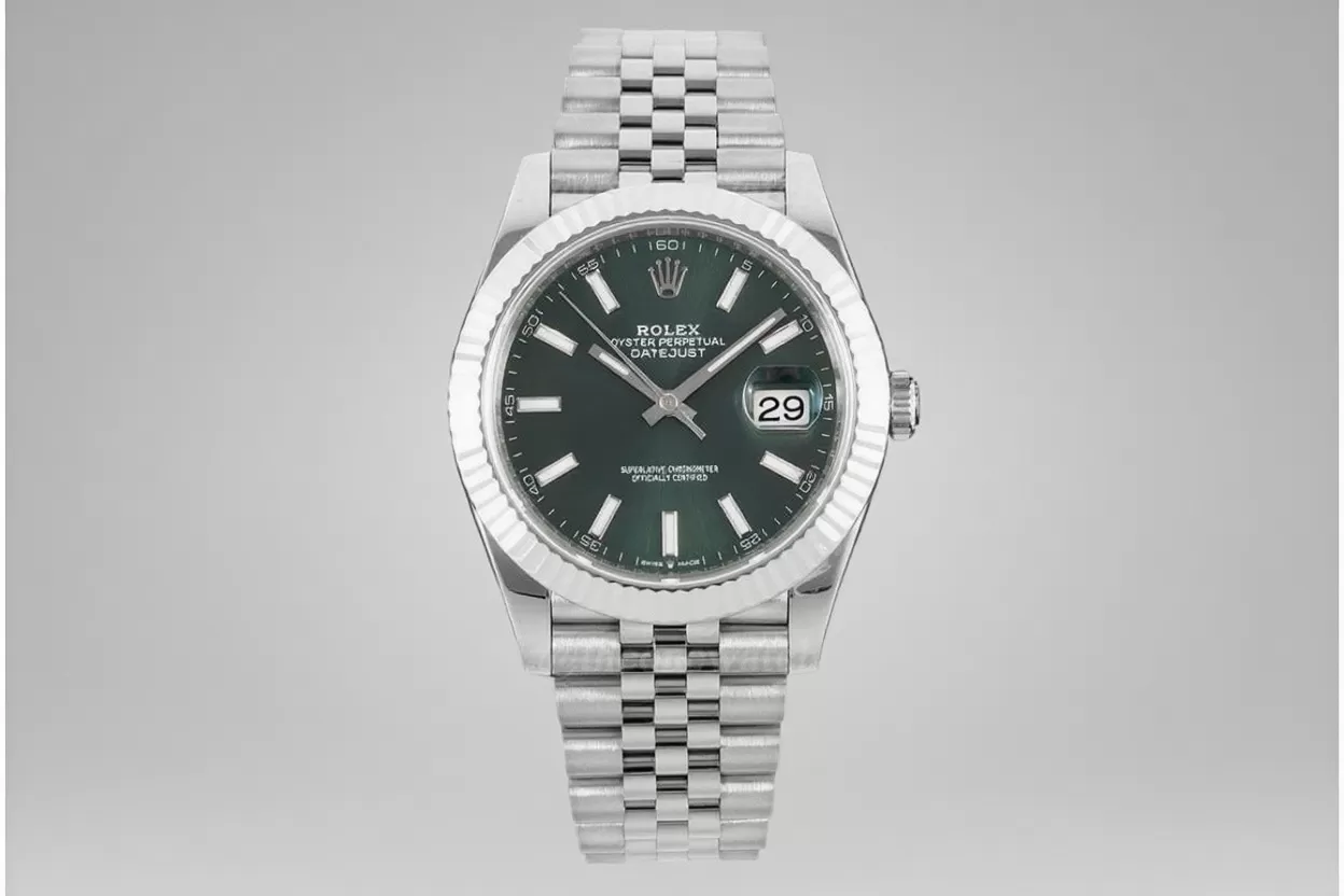 Datejust 126334 41mm Jub SS/SS Green/Stk VSF DD3235 - 图片 3