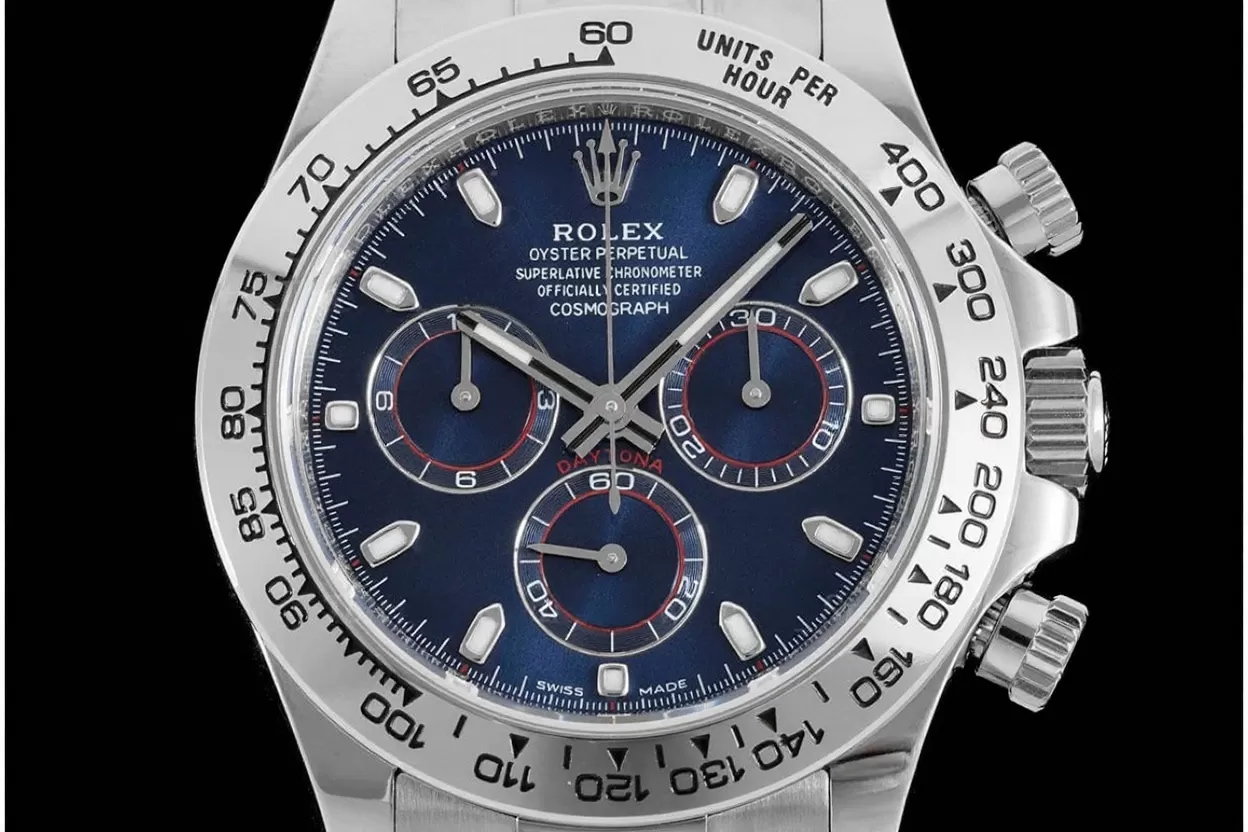 Alternative view of Daytona 116509 40mm Blue Dial SS/SS BTF SA4130