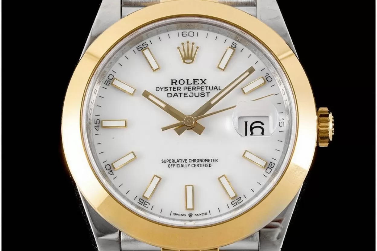 Alternative view of Datejust 126303 41mm Jub SS/YG White/Stk VSF DD3235