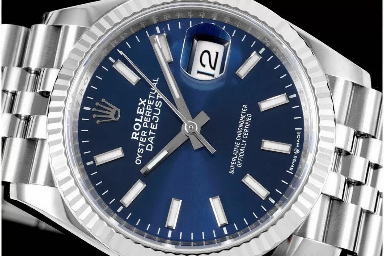Alternative view of Datejust 126234 36mm Jub SS/SS Blue/Stk VSF DD3235