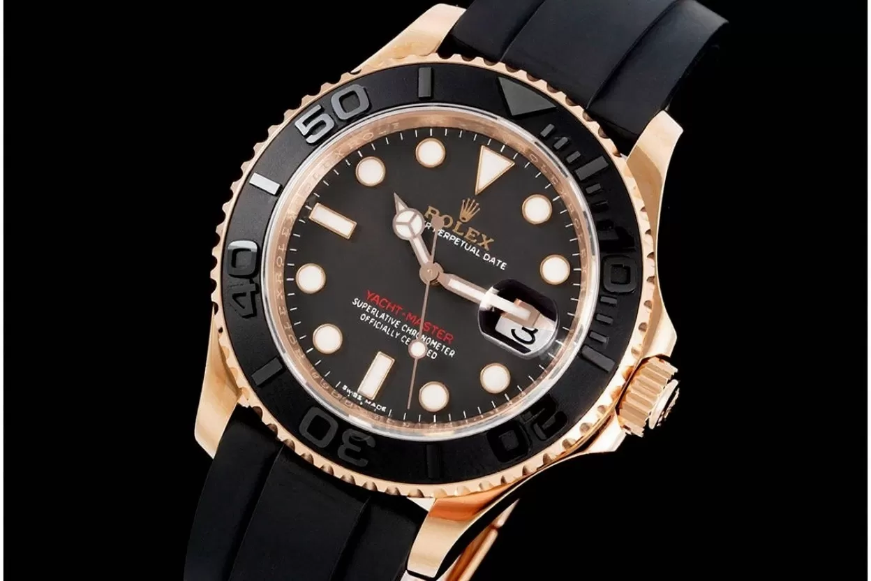 Yacht-Master 116655 40mm RG/RU Black/Dot VSF VS3135