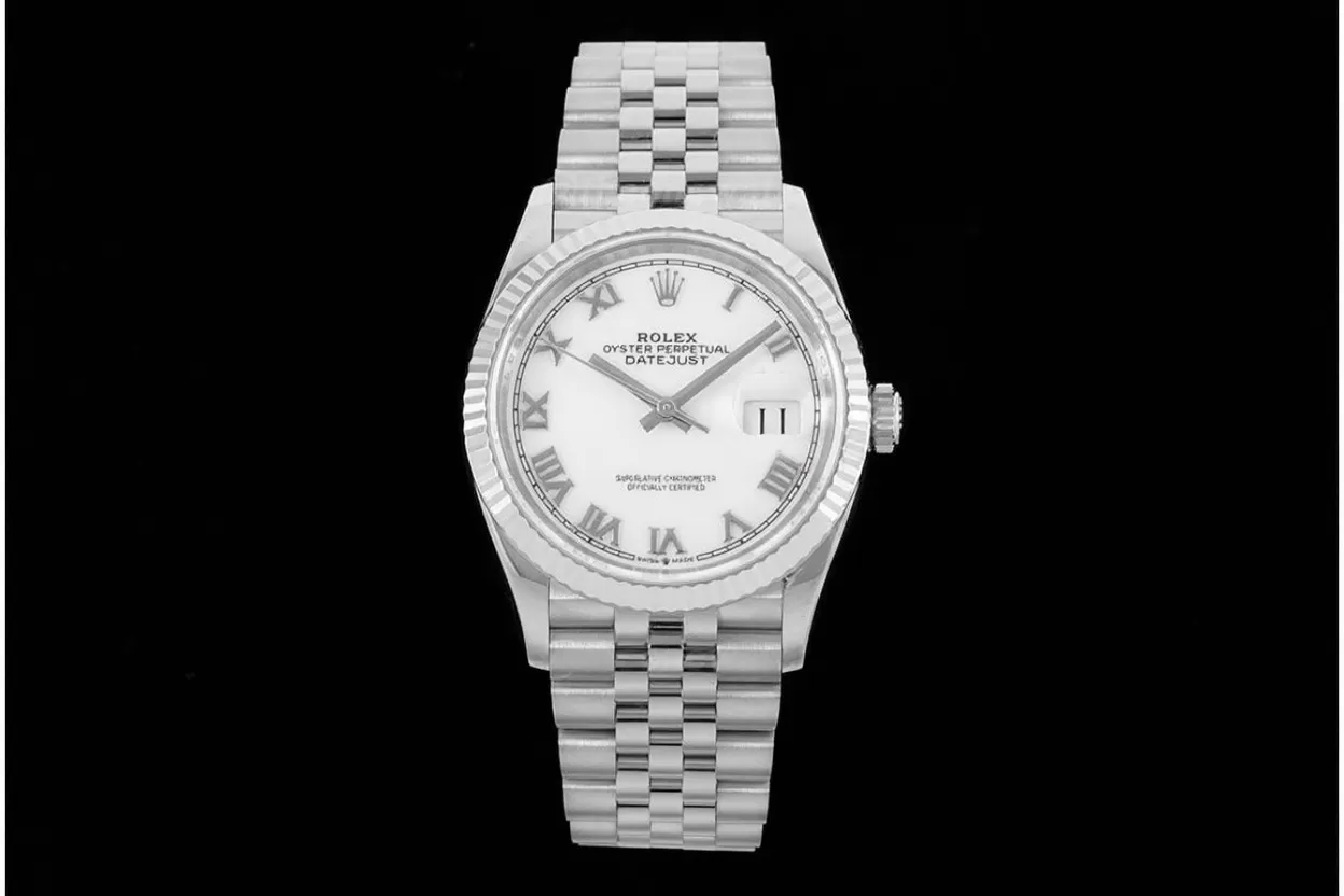 Datejust 126234 36mm Jub SS/SS White/Rmn VSF DD3235