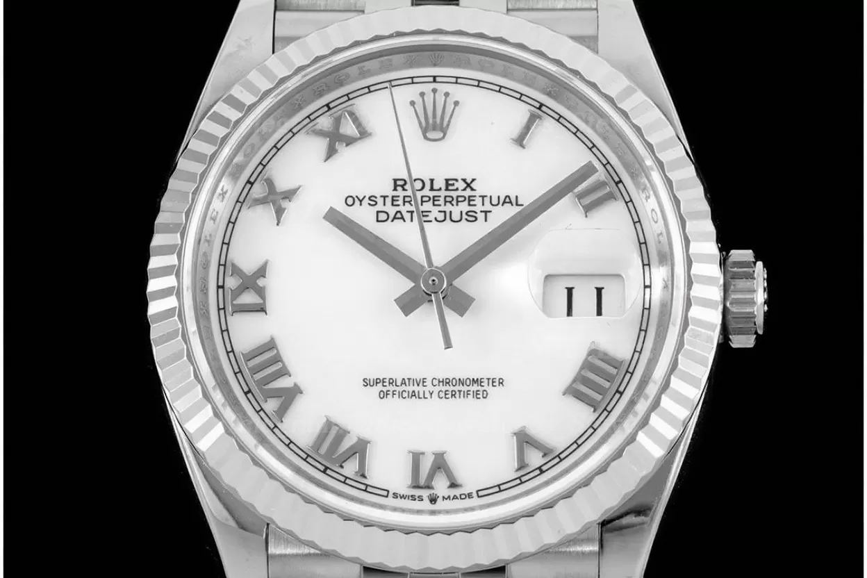 Datejust 126234 36mm Jub SS/SS White/Rmn VSF DD3235 - Image 4