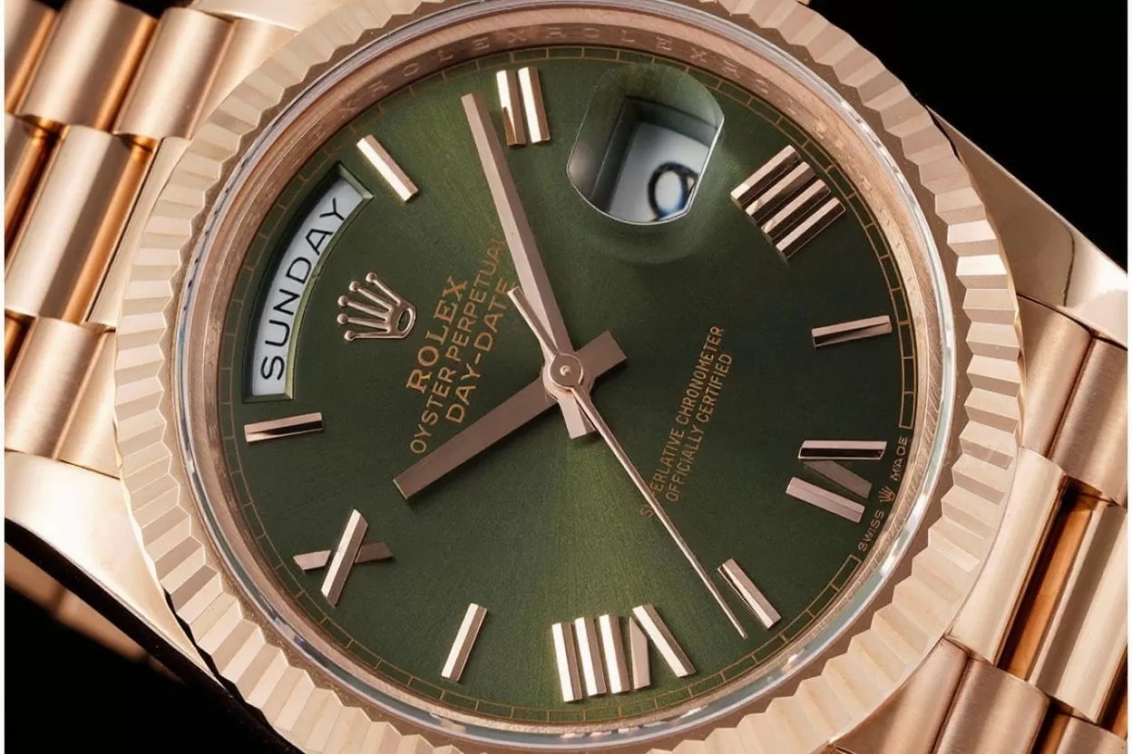 DayDate 228235 40mm Pres RG/RG Green Dial GMF A2836 (Gain Weight) - Image 3
