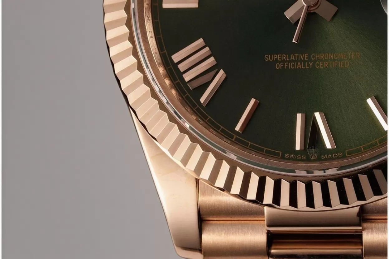 DayDate 228235 40mm Pres RG/RG Green Dial GMF A2836 (Gain Weight) - Image 6