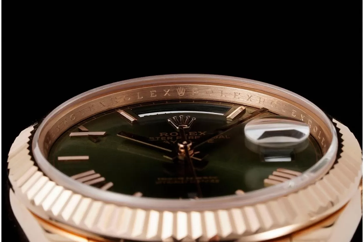 DayDate 228235 40mm Pres RG/RG Green Dial GMF A2836 (Gain Weight) - Image 9