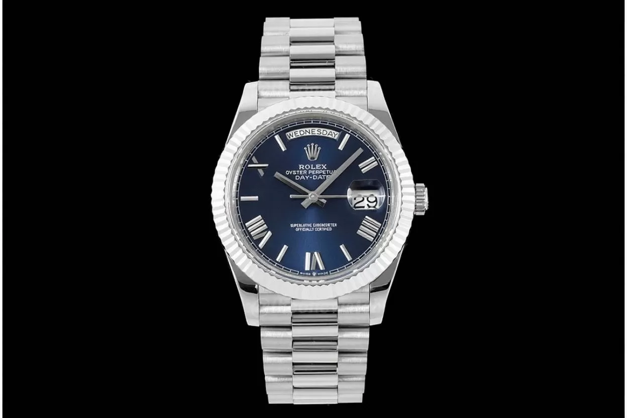 DayDate 228239 40mm Pres SS/SS Blue Dial GMF A2836 (Gain Weight)