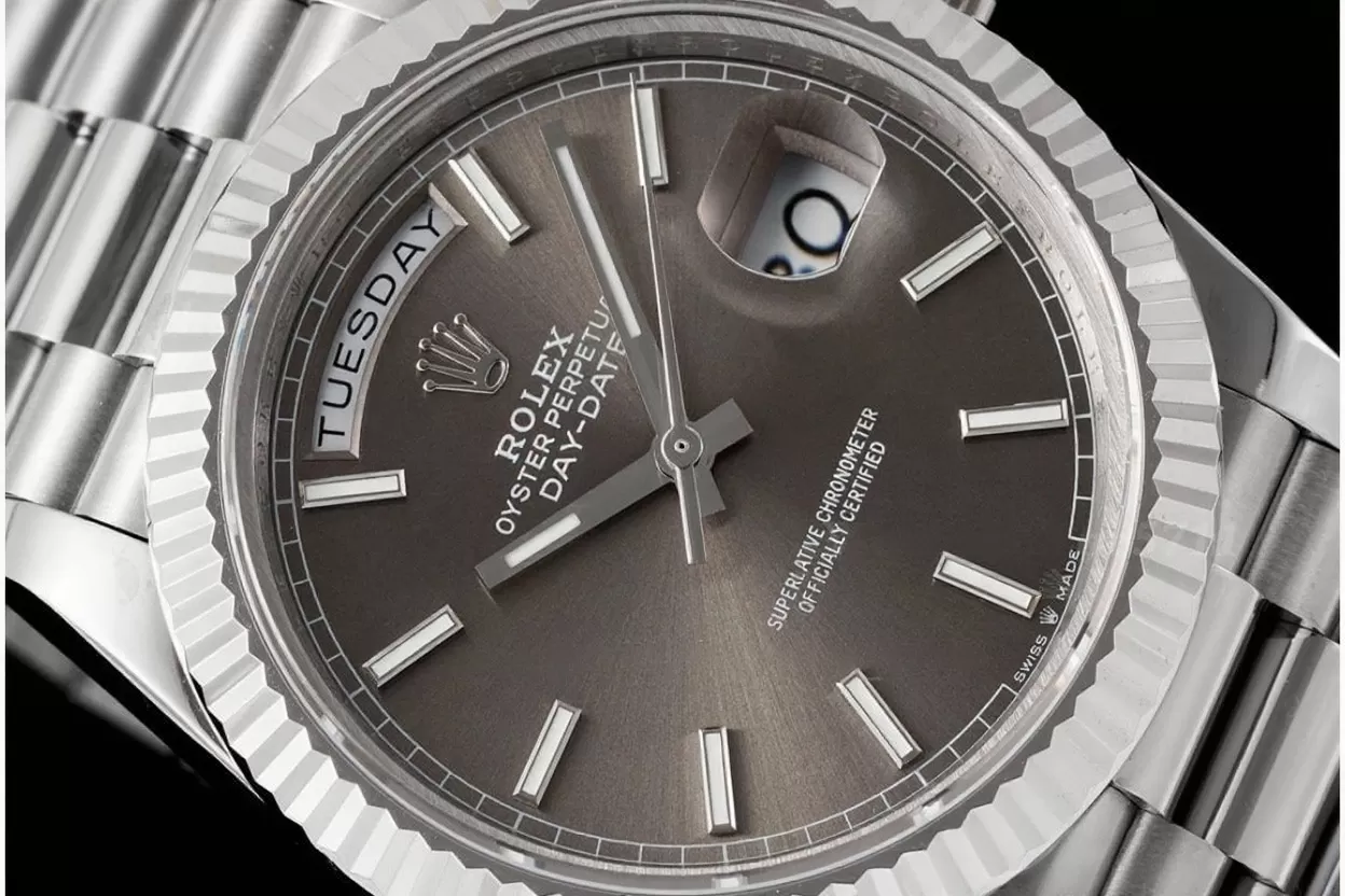 DayDate 228239 40mm Pres SS/SS Grey Dial GMF A2836 (Gain Weight) - Image 3