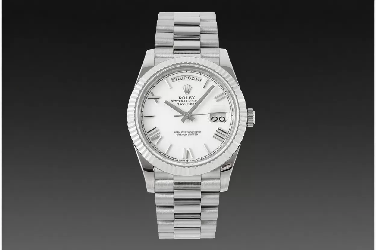 DayDate 228239 40mm Pres SS/SS White Dial GMF A2836 (Gain Weight)