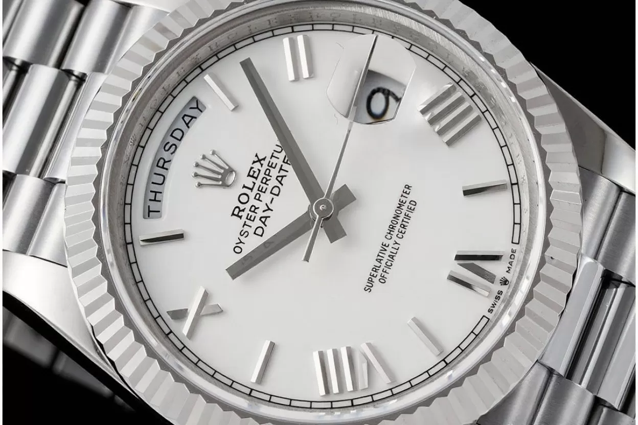 DayDate 228239 40mm Pres SS/SS White Dial GMF A2836 (Gain Weight) - Image 3