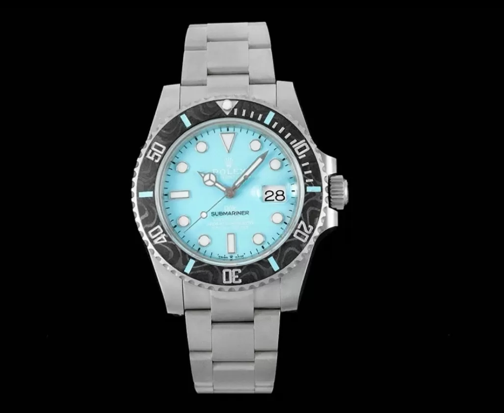 Submariner DIW 40mm 904L SS/SS Tiffany Dial VSF VS3135
