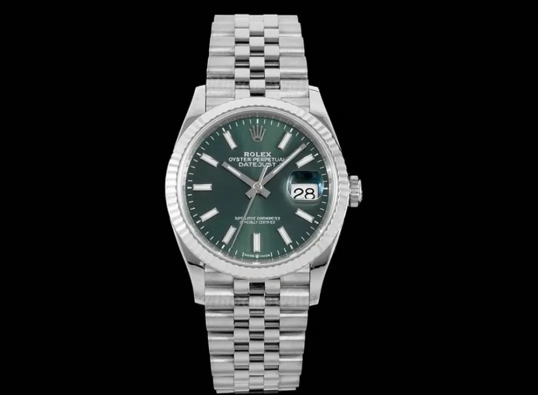 Datejust 126234 36mm Jub SS/SS Green/Stk VSF DD3235