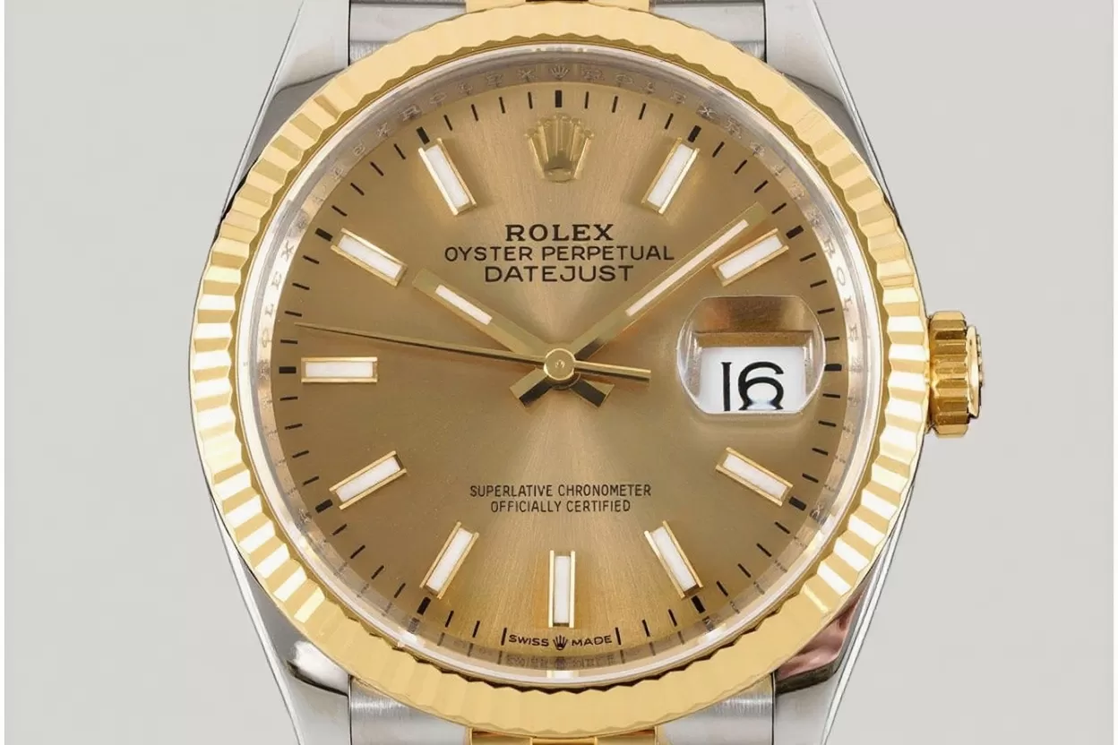 Alternative view of Datejust 126233 36mm Jub YG/SS Gold/Stk VSF DD3235
