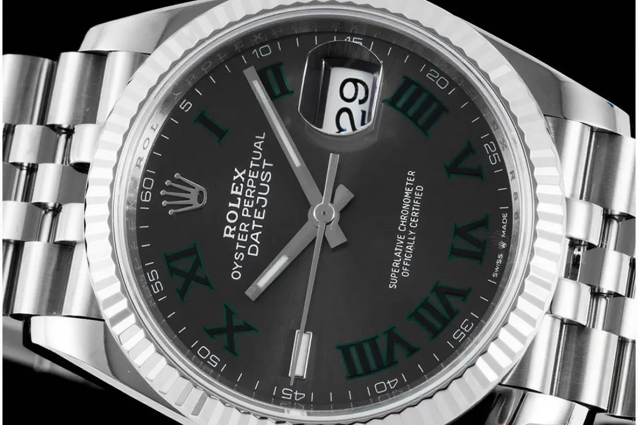 Datejust 126234 36mm Wimbledon Jub SS/SS Grey/Rmn VSF DD3235 - Image 3