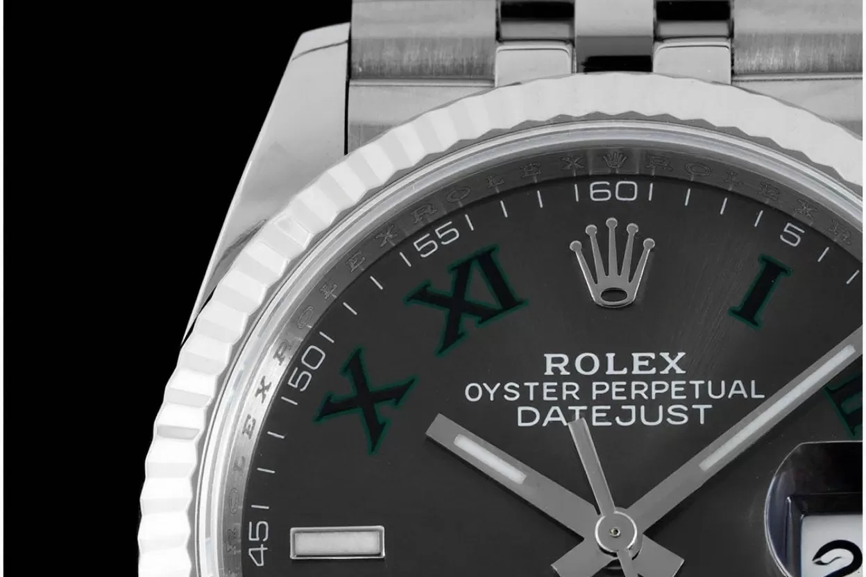 Datejust 126234 36mm Wimbledon Jub SS/SS Grey/Rmn VSF DD3235 - Image 4