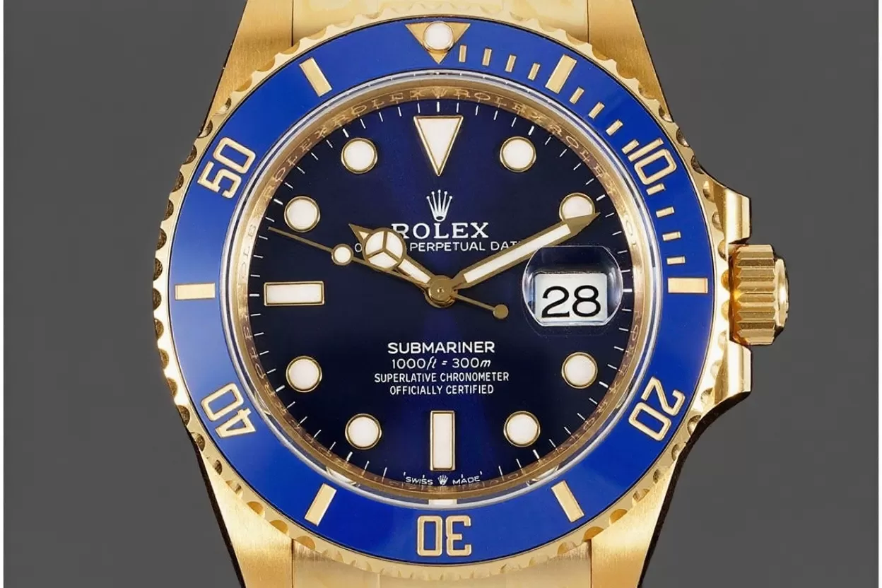 Alternative view of Submariner 41mm 126618LB YG/YG Blue Dial VSF VS3235