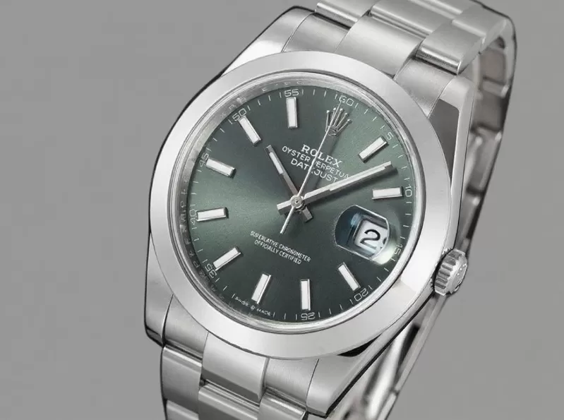 Datejust 126300 41mm Oys SS/SS Green Dial VSF DD3235