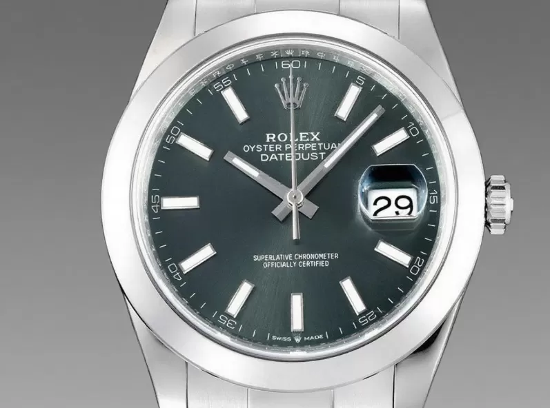 Alternative view of Datejust 126300 41mm Oys SS/SS Green Dial VSF DD3235
