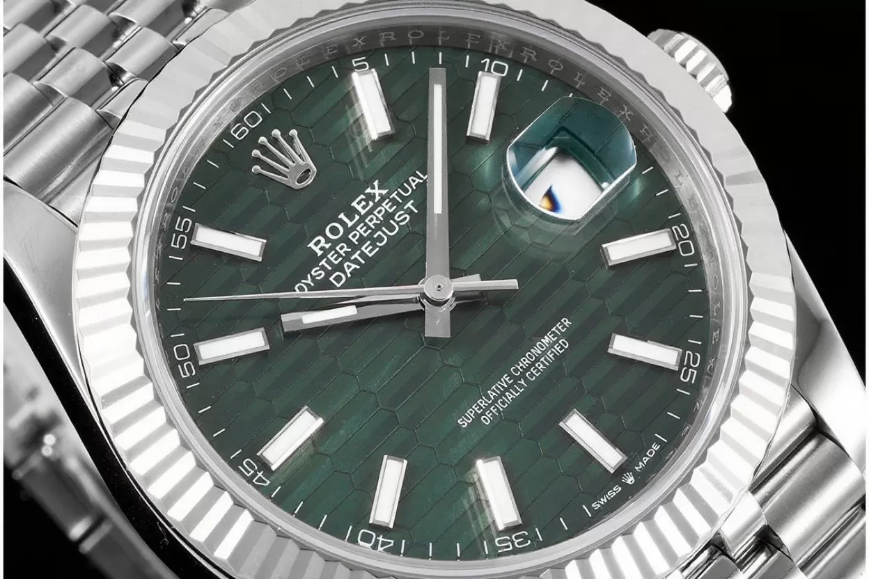 Datejust 126334 41mm Jub SS/SS Green Textured Dial VSF DD3235 - Image 4