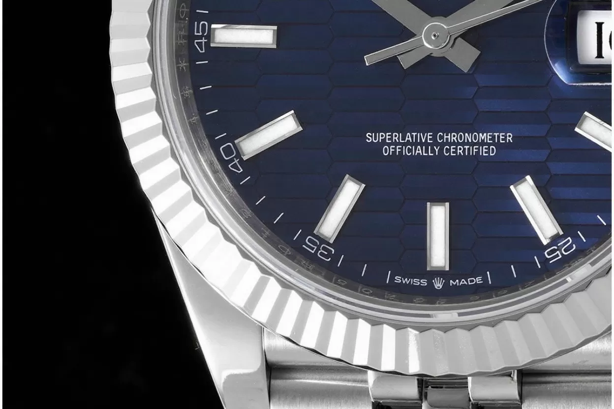 Datejust 126334 41mm Jub SS/SS Blue Textured Dial VSF DD3235 - 图片 8