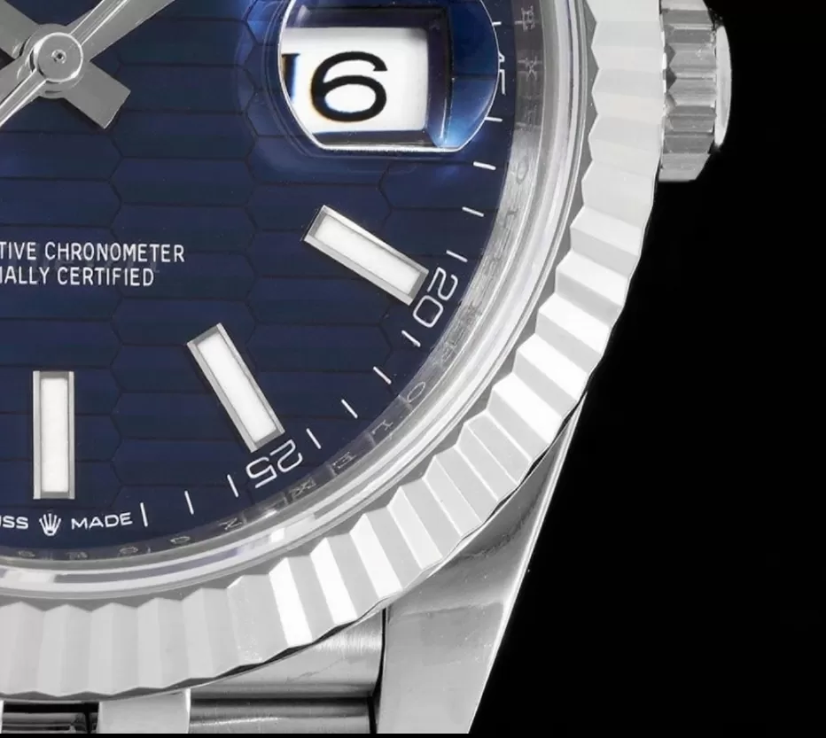 Datejust 126334 41mm Jub SS/SS Blue Textured Dial VSF DD3235 - 图片 9