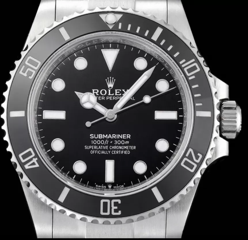 Alternative view of Submariner 124060 41mm No Date Black Dial VSF VS3230 Super Clone
