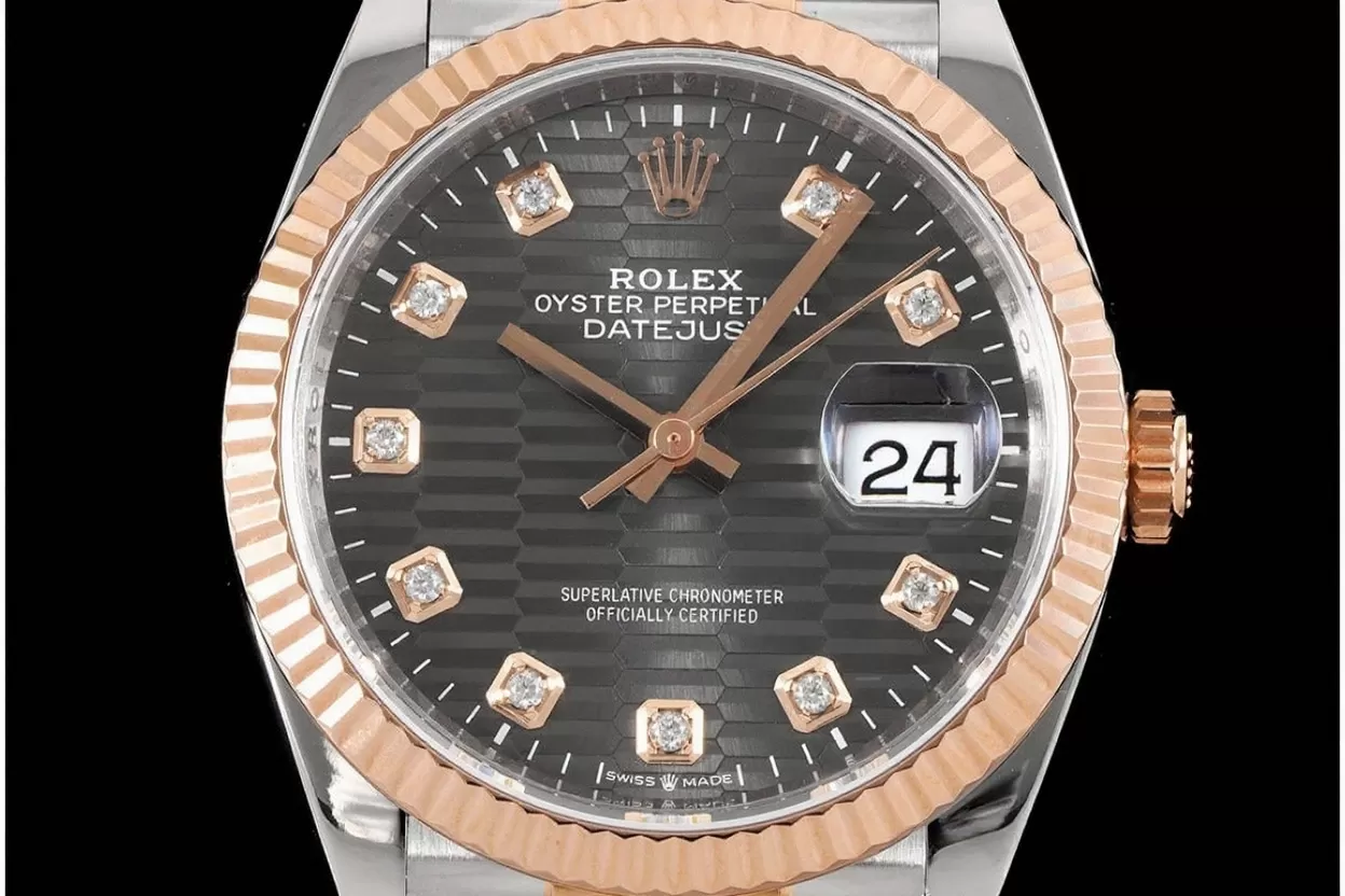 Alternative view of Datejust 126231 36mm Jub RG/SS Grey/Dia VSF DD3235