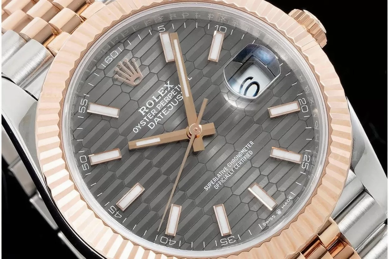 Datejust 126331 41mm Jub RG/SS Grey Textured Dial VSF DD3235 - 图片 3