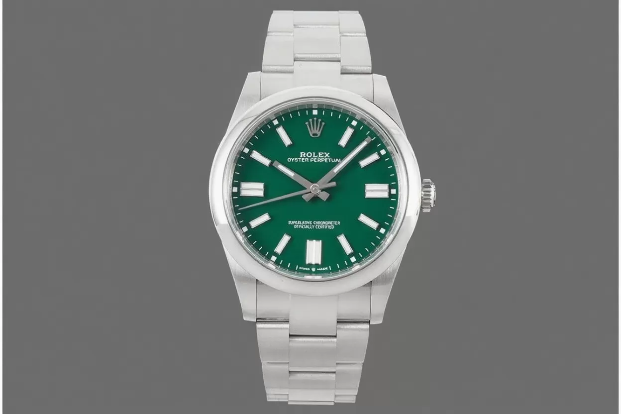Oyster Perpetual 124300 41mm SS/SS Green Dial VSF VS3230 - Image 3