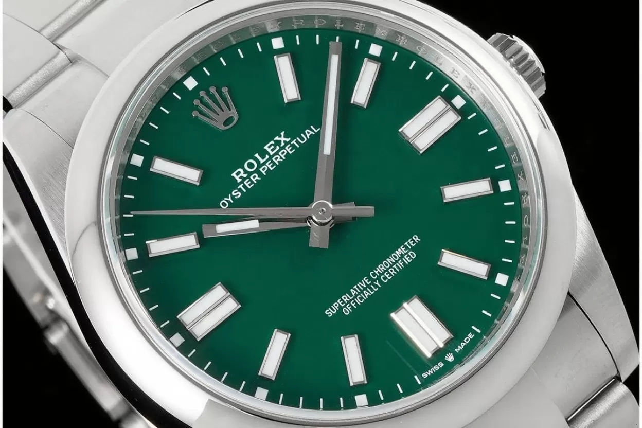 Oyster Perpetual 124300 41mm SS/SS Green Dial VSF VS3230 - Image 4