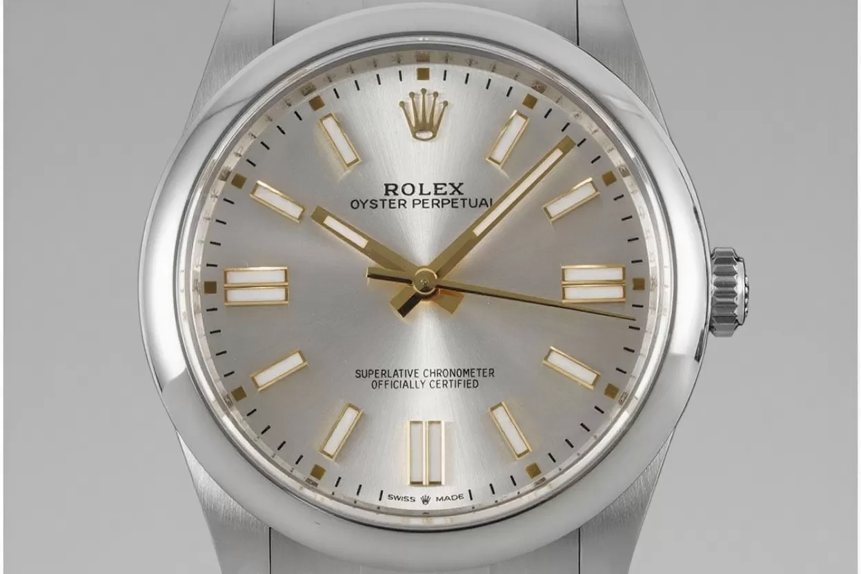 Alternative view of Oyster Perpetual 124300 41mm SS/SS Silver Dial VSF VS3230