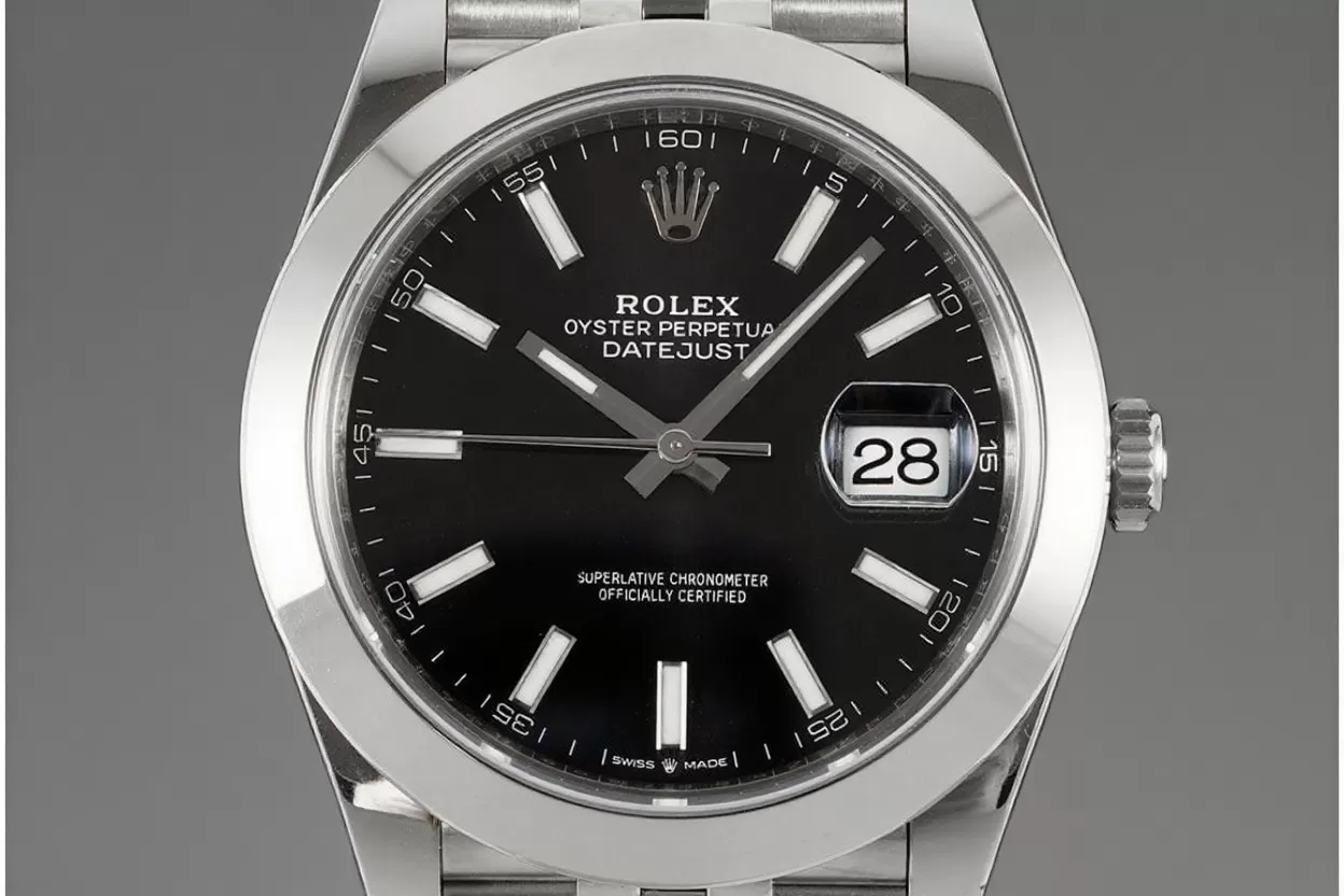 Alternative view of Datejust 126300 41mm Jub SS/SS Black Dial VSF DD3235