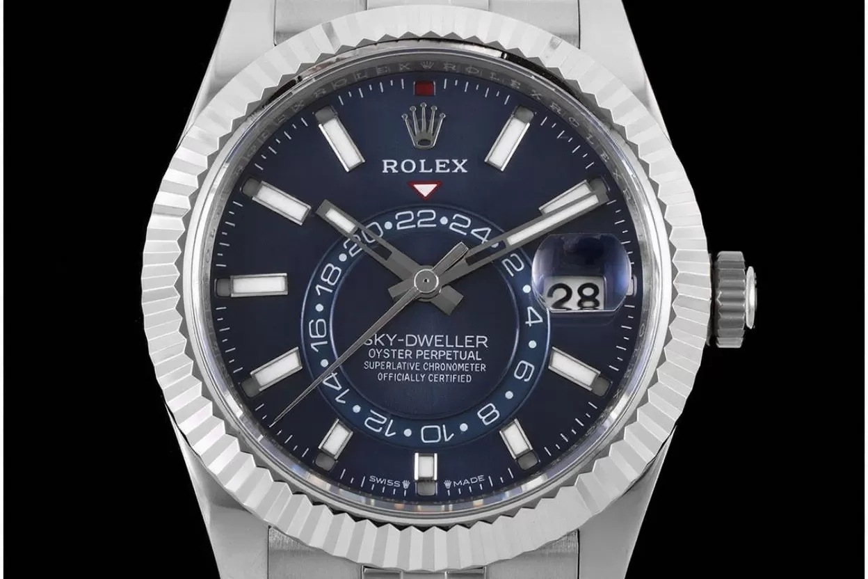 Alternative view of SkyDweller 326934 42mm SS/SS Blue Dial ZF A2824