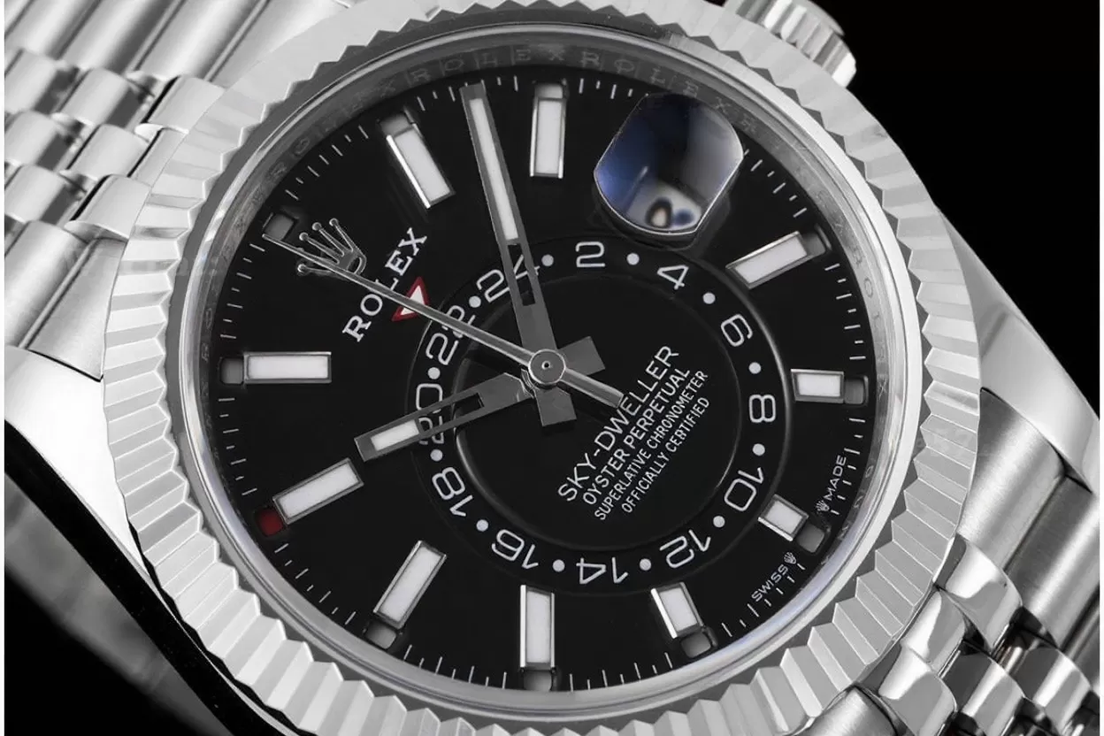 Alternative view of SkyDweller 326934 42mm SS/SS Black Dial ZF A2824