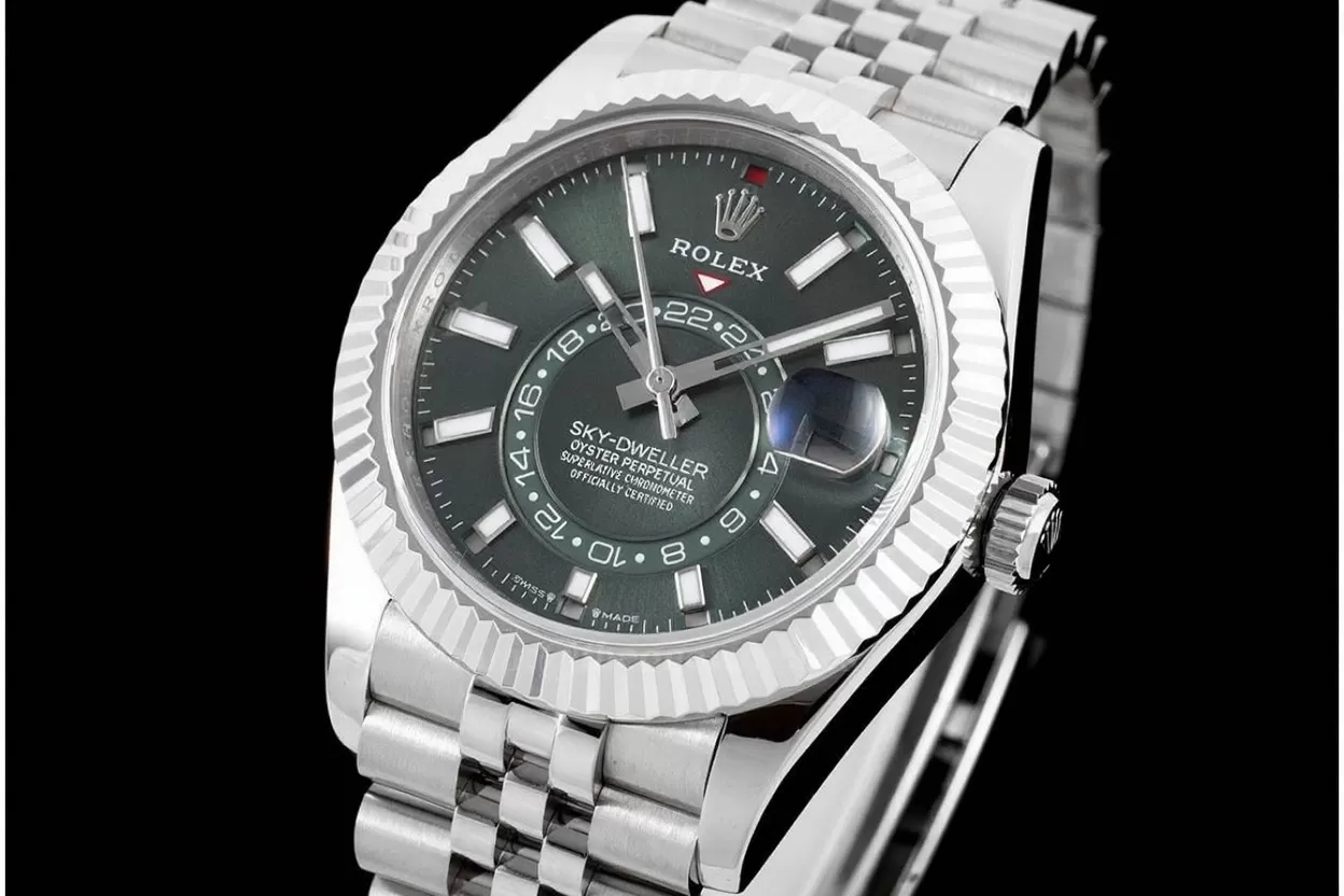 SkyDweller 326934 42mm SS/SS Green Dial ZF A2824