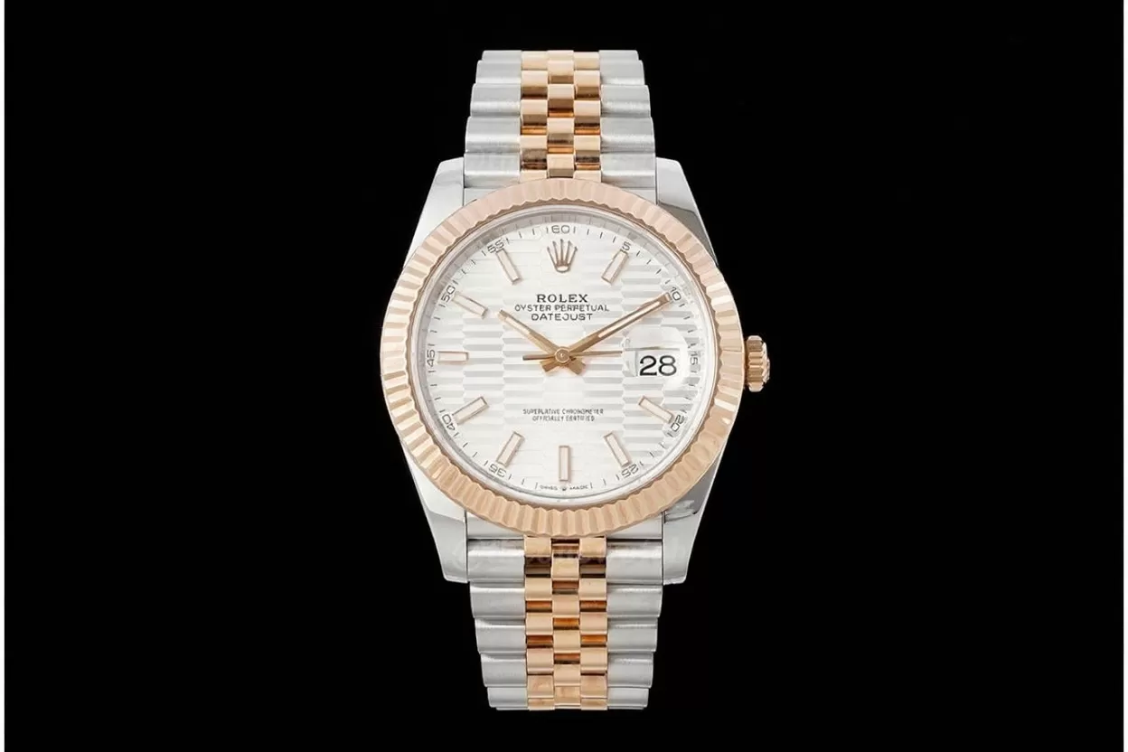 Datejust 126331 41mm Jub RG/SS Silver Textured Dial VSF DD3235 - Image 4
