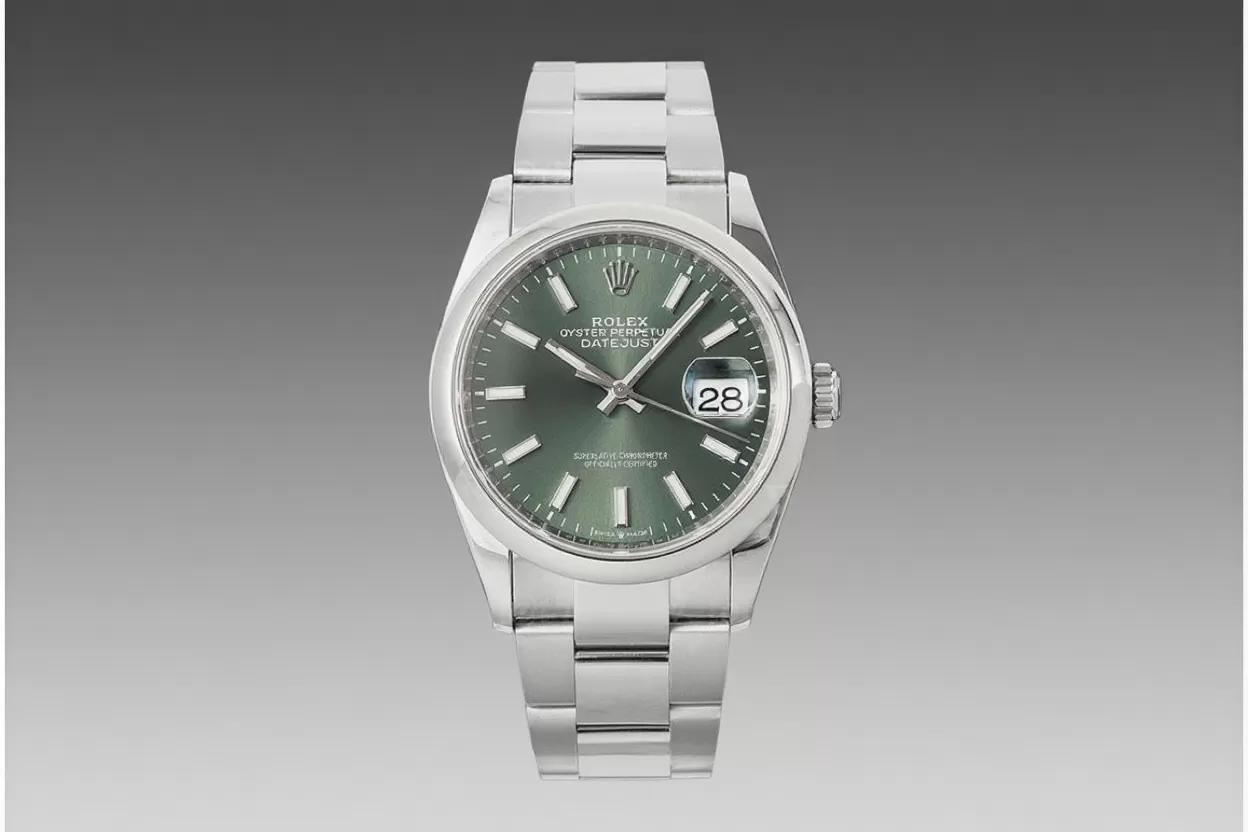 Datejust 126200 36mm Oys SS/SS Green Dial VSF DD3235 - Image 4